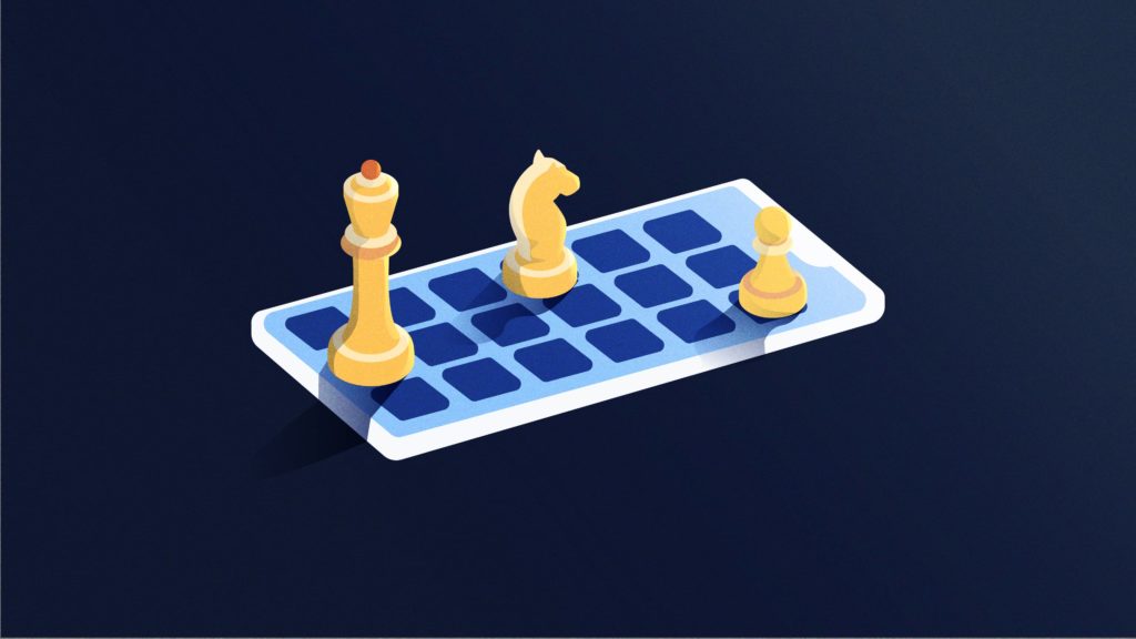 chess board game concept of business ideas and competition and stratagy  plan success meaning Stock Photo