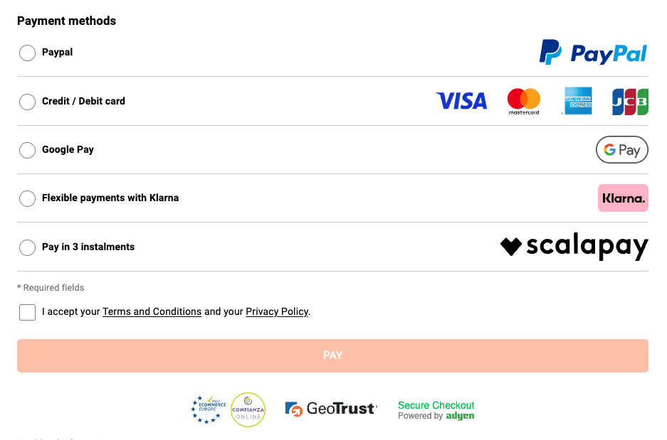 Smashinn alternative payment options