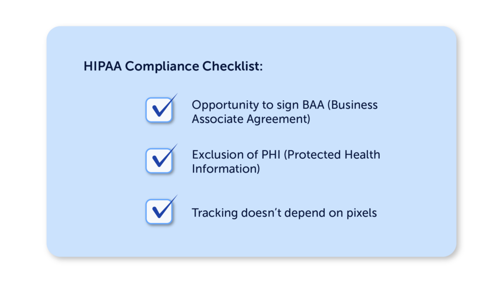 Checklist for HIPAA Compliance