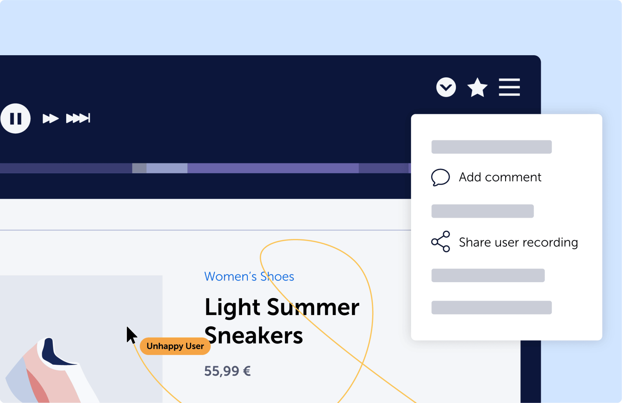 Mouseflow product interface