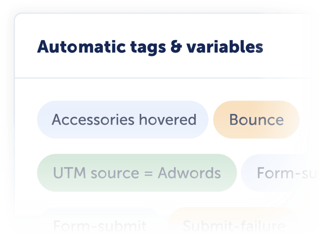 automatic tags and variables