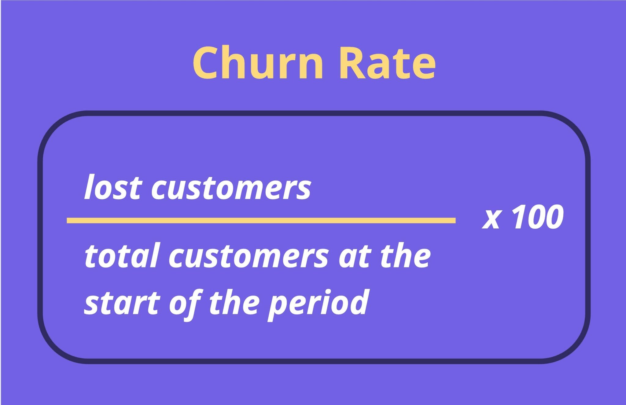 churn rate calculation