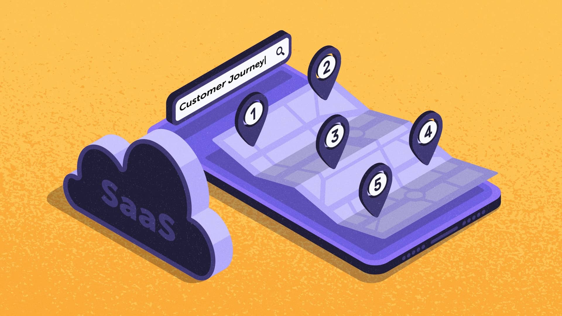 SaaS customer journey mapping header