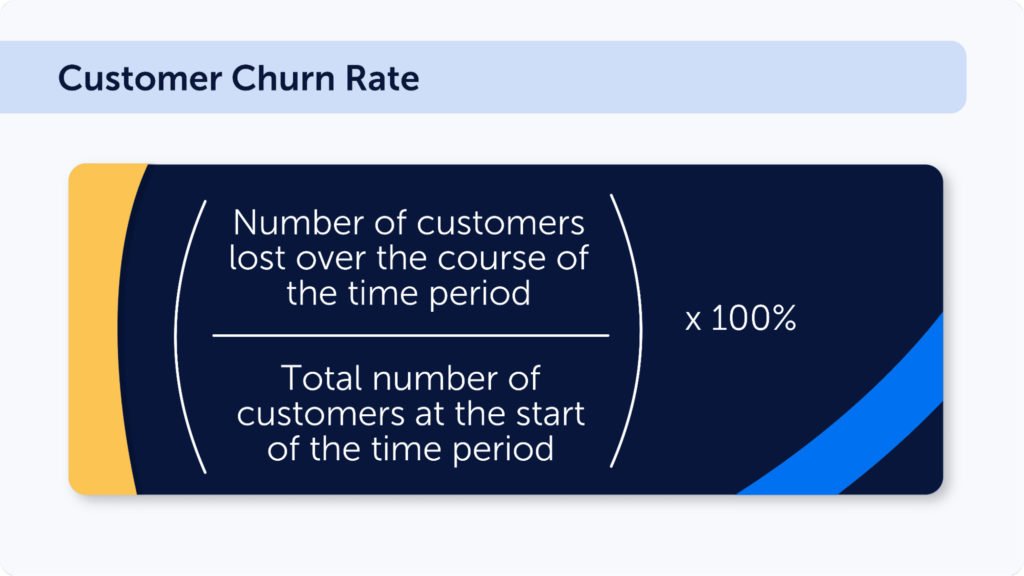 customer churn rate formula