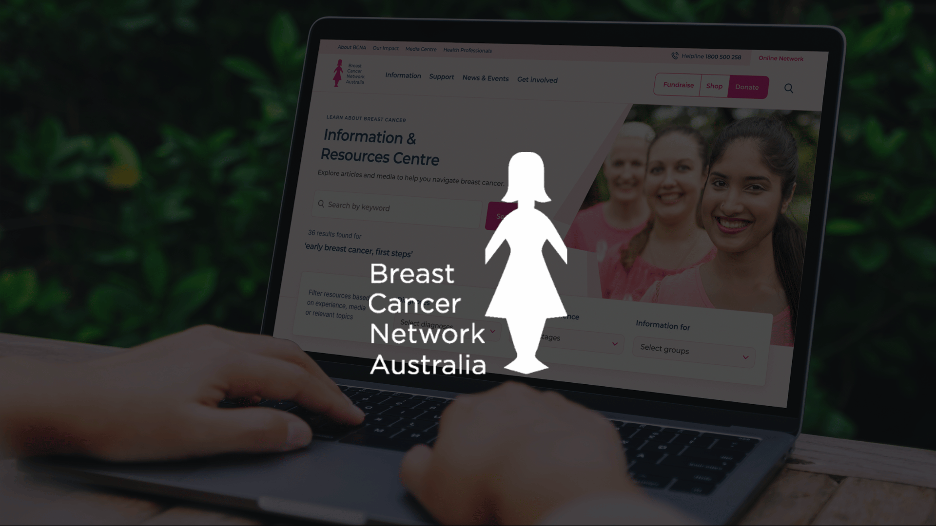 Breast Cancer Network Australia Header Image