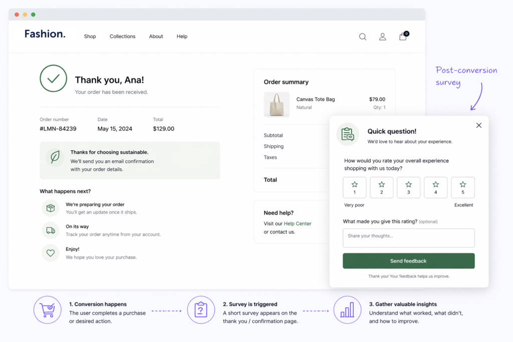 Mouseflow - How to Collect User Feedback on Product Pages